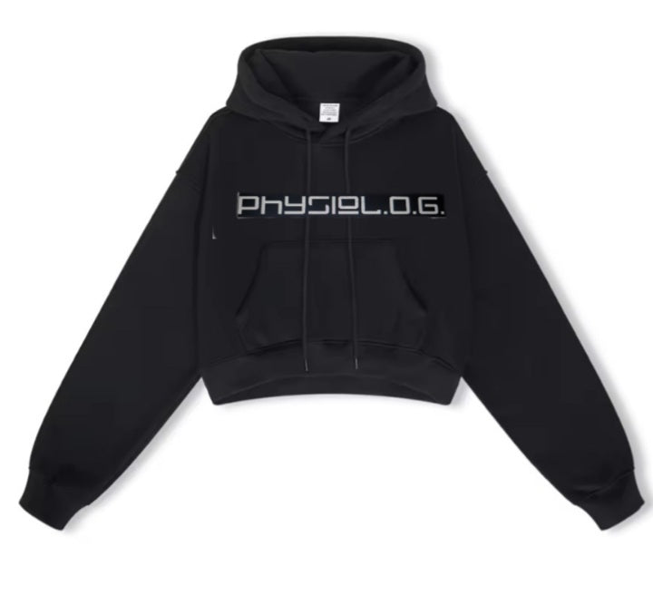 Cropped Hooded Sweatshirt