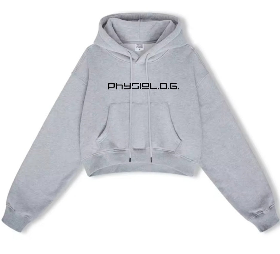 Cropped Hooded Sweatshirt