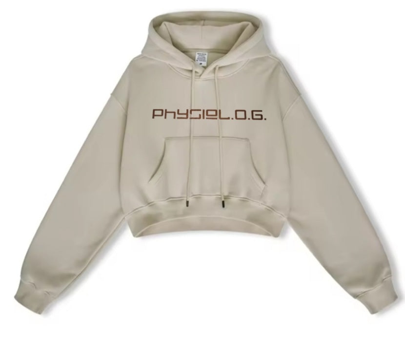 Cropped Hooded Sweatshirt